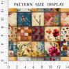100% Cotton Fabric by the Yard Turkish Quality Quilting & Sewing Fabric, 1 Yard x 1.69 Yards Wide, Patchwork Cotton for Crafts view 3