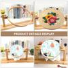 Veemoon Adjustable Beech Wood Embroidery Shelf Stand Cross Stitch Frame Holder for Tabletop Needlework and Sewing Craft, Multifunctional Cross-Stitch Rack for Home Use, 5818.512Cm view 4