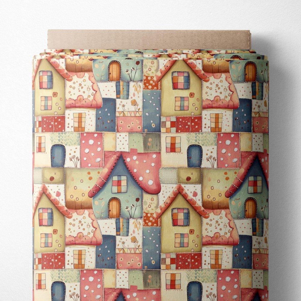 100% Cotton Fabric by the Yard Turkish Quality Quilting & Sewing Fabric, 1 Yard x 1.69 Yards Wide, Patchwork Cotton for Crafts