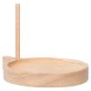 Bead Loader Bead Spinner, Beech Wooden Round Beading Machine Tool for Stringing Beads, DIY Crafts Bead Holder with Small Wooden Stick, Smooth Surface for Easy Beading view 2