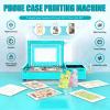 ALSUP 3D Heat Transfer Sublimation Machine 47x27x10cm Compact Design, 180C Fast Heat Kit with 2 Molds & 20 Phone Cases, Easy to Use for All Mobile Phone Cases A-300PCS view 3