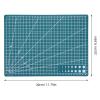 BEBEMOKO A4 Self Healing Cutting Mat Double Sided Rotary Fabric Cutting Board for Sewing Quilting Crafts DIY Projects Green 3022cm view 2