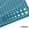 BEBEMOKO A4 Self Healing Cutting Mat Double Sided Rotary Fabric Cutting Board for Sewing Quilting Crafts DIY Projects Green 3022cm view 3