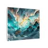 Artist | Dreamy Aurora Mountain Landscape | Canvas Painting view 2