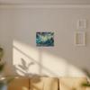 Artist | Dreamy Aurora Mountain Landscape | Canvas Painting view 3
