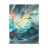 Artist | Dreamy Aurora Mountain Landscape | Canvas Painting view 1