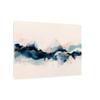 Azure Vein | Modern Blue & Gold Abstract Canvas Wall Art | Canvas Painting view 3