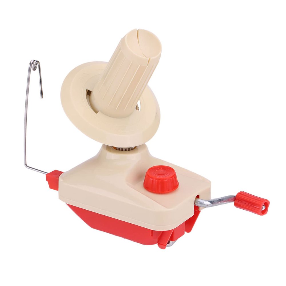 Jeffergarden Hand Operated Yarn Ball Winder Muting Effect Fiber Yarn Winder Ball Baller for Crocheting Spinner Knitting