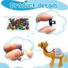 TOAOB 50pcs Sew On Safety Eyes Buttons 9mm to 15mm Plastic Mushroom Domed Sewing Crafting Eyes for DIY Stuffed Animals Amigurumis Crochet Doll Making Red Blue Green Yellow view 3