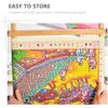 OATIPHO Wooden Embroidery Rack Cross Stitch Frame Desktop Holder for Cross-Stitch Crafting Needlework Arts view 3