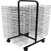 Perfect for Painting Artwork Display and Easy Transport, Mobile Art Drying Rack with Wheels - 50-Layer Storage Organizer for Classroom & Studio(50-Layer) view 2