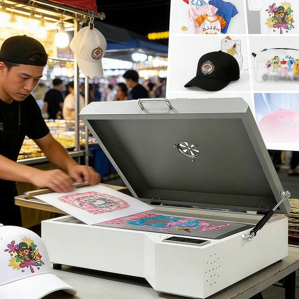 DTF Curing Oven,A3+ DTF Dryer,Drawer Design + Dual-Side Heating + Fast Curing,0-200 Adjustable Temp,Digital Display,Heat Transfer for T-Shirts/Hats,Portable for Home Studios/Entrepreneurs