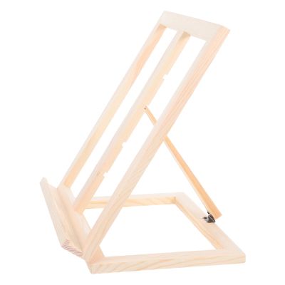 COHEALI Adjustable Wooden Painting and Display Easel for Students, Portable Foldable Tabletop Stand with Four Height Settings, Thick Solid Wood Art Easel for Oil and Watercolor Canvas