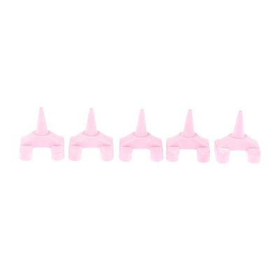 Ceramic Firing Pegs for Crowns and Bridges Tip-20 Piece Dental Ceramic Firing Tray Pink Pegs Lab for Single Porcelain Crown Ceramist Tool