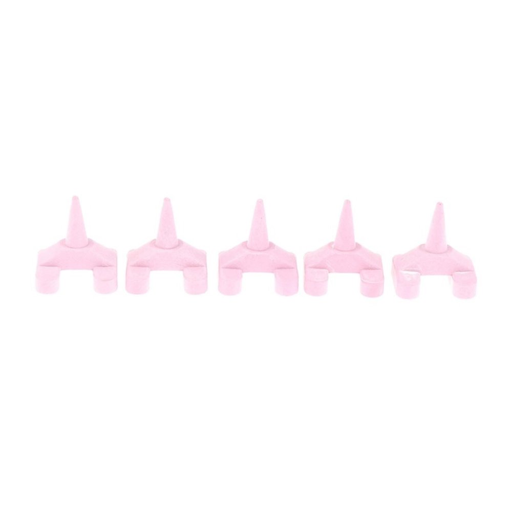 Ceramic Firing Pegs for Crowns and Bridges Tip-20 Piece Dental Ceramic Firing Tray Pink Pegs Lab for Single Porcelain Crown Ceramist Tool