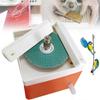 Stained Glass Grinder, 2800rpm Grinding Tool with Bit & Disc, Diamond Glass Corner Grinding, 30/45/60/90 Tilt for Glass Art Shaping view 1