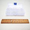 Chengmu Clear White Rondelle Glass Beads for Jewelry Making, Faceted Briolette Crytal Spacer Beads for Bracelet Necklace Earring (2mm 4mm 6mm 8mm 10mm Mixed Sizes, 1000pcs) view 2