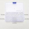 Chengmu Clear White Rondelle Glass Beads for Jewelry Making, Faceted Briolette Crytal Spacer Beads for Bracelet Necklace Earring (2mm 4mm 6mm 8mm 10mm Mixed Sizes, 1000pcs) view 3