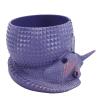 Dragon and Egg Design Resin Yarn Storage Bowl, Yarn Bowl Holder with Holes for Crocheting Knitting Projects, Functional Artwork for Home Crafting, Includes Storage Space for Needle (Purple) view 4