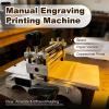 Desktop Engraving Press,Desktop Printmaking Press & Engraving Press Compact 30 17 Cm Flat Press with Adjustable Roller Height, Clear & Even Printing for Studio Use view 2
