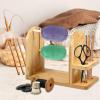 MeetYr Life Yarn Holder for Crocheting, Double Rotating Portable Handmade Wooden Yarn Ball Dispenser for Knitting Crochet Accessories | Ideal Crochet Gifts (XXL) view 2