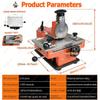 HaiZethonic Semi Automatic Metal Plate Embossing Machine,Nameplate Metal Plate Sheet Stamping Marking Machine,Metal Stamping Printer,Dog Tag Id Card Label Embosser 5mm/0.196in view 4