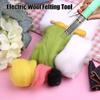 Electric Felting Needle Machine, Needle Felting Machine with 5 Replacement Needles, DIY Punch Needle Power Kits, Easy Needle Change(Green) view 4