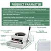 AiODiO 72 Characters Manual Embossing Machine,Dog Tag Coding Embosser MachinePrecise Positioning,with 30 Aluminum Dog TagCreate Loyalty, Transport, and Credit Cards view 2