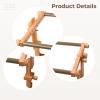 YHOMU Stitch Embroidery Frame, 20.1 X 11.4 in Adjustable Table Clamp, Beech Wood, Sewing and Quilting Stand, Multi-Angle view 2