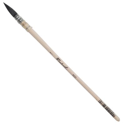French Handmade Mixed Grey Mop Watercolor Brush Classic French Style, Squirrel Hair Blend & Synthetic, High Water Retention for Watercolor & Gouache, Wooden Handle (Size-1)