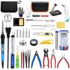 Stained Glass Kit with 80W Adjustable Soldering Iron and Glass Cutter, Complete DIY Stained Glass Tool Set for Beginners and Adults view 1