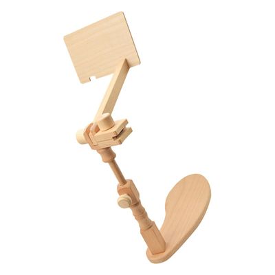 Beatifufu Multifunctional Adjustable Wooden Cross Stitch Frame Stand for DIY Embroidery, 360 Rotation Desktop Embroidery Hoop Holder for Needlework and Sewing Supplies