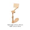HOODANCOS Adjustable Wooden Embroidery Stand Cross Stitch Frame Holder Multifunctional Sitting Cross Stitch Rack for Needlework Craft Supplies view 2
