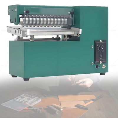 DPLXQPP Leather Cutting Machine,for Non-Woven,Kraft Paper,Adjustable Width 2-200mm,Cutting Thickness 1-5mm,1600 RPM Motor,with Shim Kits & Safety Baffle 90W