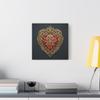 BrickByDreamCo Sacred Heart Matte Canvas Stretched 1.25" | Wall Art, Religious Decor view 3