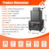Electric Gold Smelting Furnace with Medium Frequency Induction, Digital Temperature Control, Fast Melting 35 Minutes, Graphite Crucible, Metal Casting(Black,2kg) view 3