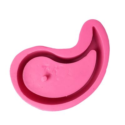 Faroby Concrete Silicone Flower Pot Mold, Gossip Model Shape Mould for Planter Clay Craft, Garden Decor