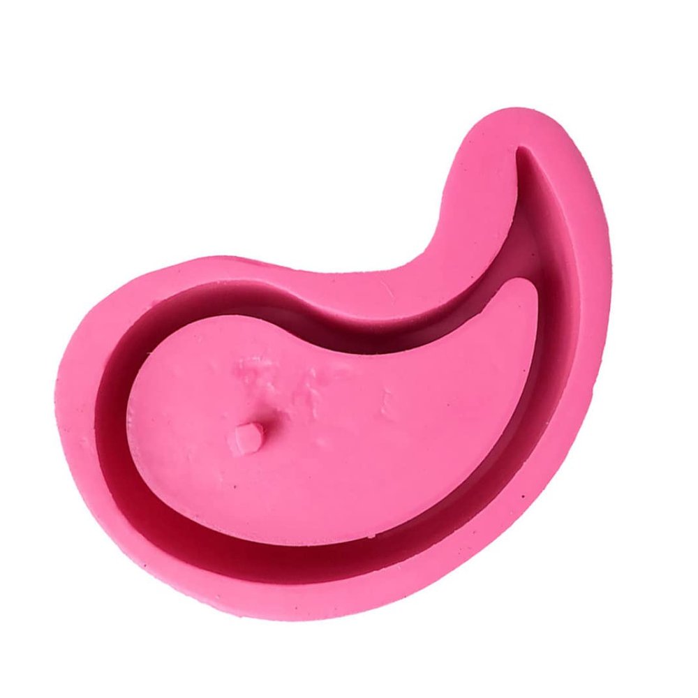Faroby Concrete Silicone Flower Pot Mold, Gossip Model Shape Mould for Planter Clay Craft, Garden Decor