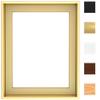 Canvas Floater Frame for Finished Canvas Art, 1.25" Deep Floating Shadow Gap Design, Floating Frame for Canvas Art, Modern Gallery Style Wall Decor, Hardware Included (Champagne Gold, 10x12) view 1