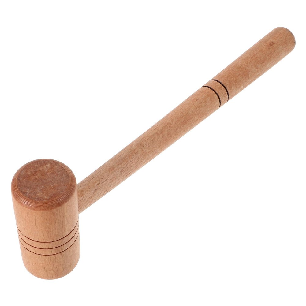 BESTonZON Wooden Jewelry Making Hammer for Shaping and Repair, Hard Stamping Hammer with Wood Handle, Hand Tool for Jewelry Crafting and Metal Forming