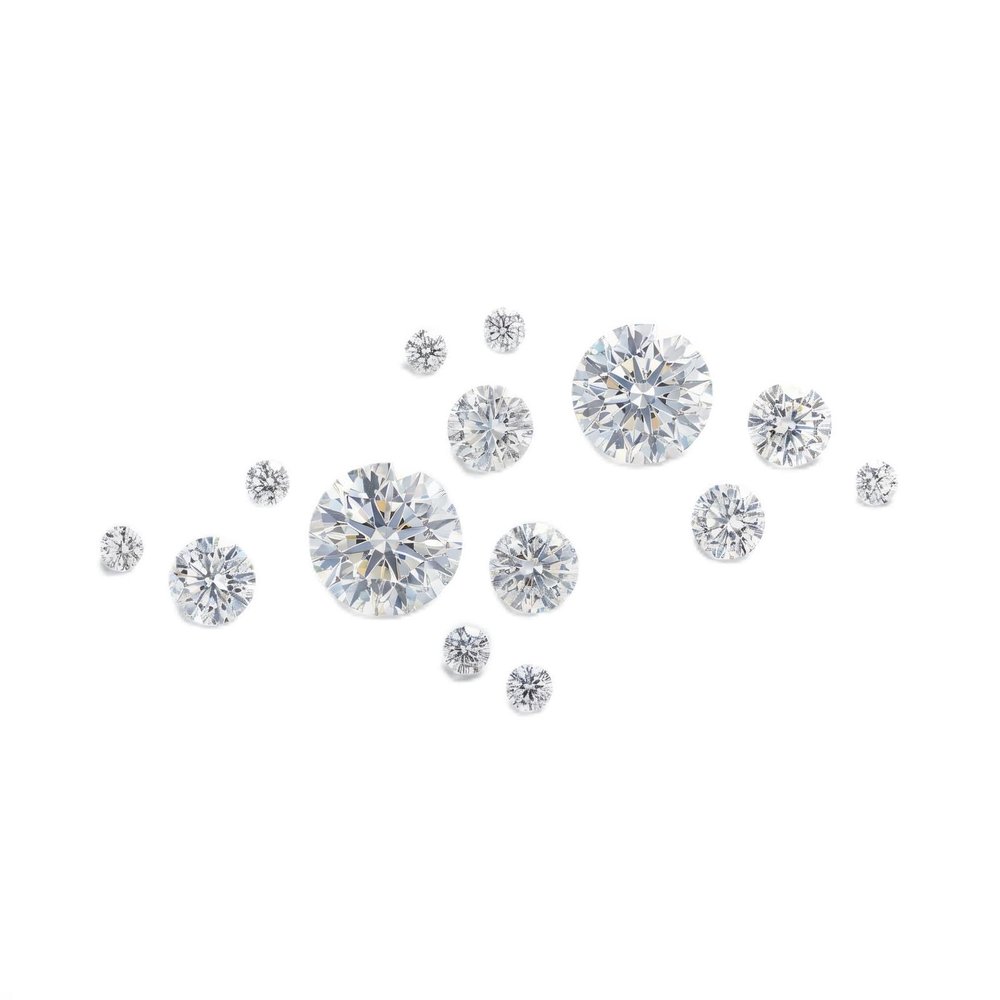 HUMYCC Cubic Zirconia Gemstones - 1-5.0mm 4500pcs crystal dimond Bulk Round Machine-Cut Pointed Back Faceted CZ Stones for DIY Jewelry Making, Crafting, Nail Art