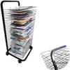 School Art Drying Racks, Painting Stand, Mobile Classroom Studio Home Painting Drying Rack, Foldable to Save Space Drying Rack(20-Layer) view 1