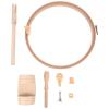 SEWACC Beech Wood Adjustable Embroidery Stand Desktop Cross Stitch Holder Rotatable DIY Needlework Frame for Sewing Crafts and Needlepoint Projects view 1