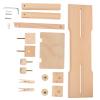 EXAOMBLE Multifunctional Wooden Embroidery Rack Adjustable Beech Wood Cross Stitch Stand for Home DIY Embroidery Supply and Stitching Craft Tool view 1