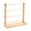 Ribbon Storage - Wooden Spool Display Stand | Ribbon Spool Holder Stand | for Florist Arts Wrapping Craft Supplies Crochet Yarn Tulle Roll Washi Tape Thread view 1