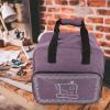 COHEALI 600d Oxford Cloth Sewing Machine Carrying Tote Bag with Handle, Portable Storage Container for Travel and Outdoor Use, Violet view 3