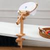 WEKAMOS Beech Wood Embroidery Hoop Stand with 20 Round Frames, Cross Stitch Rack for Needlework Crafting, Desktop Inserted Wooden Embroidery Tool Set for DIY Stitching view 4