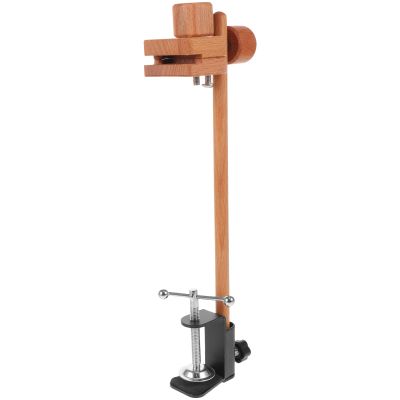 COHEALI Wooden Embroidery Hoop Stand Cross Stitch Ring Table Mount Embroidery Tool for Needlework Supplies Craft Sewing Accessories