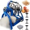 Smart Electric Wheel - 120g Yarn Spinner Machine with Foot Switch, 3 Spools, 12V Drum Carder, Adjustable Speed & Forward/Reverse Funct for Easy Crafting view 1