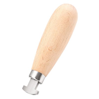 Comfortable Inlay Tool Wood and Stainless Steel Design for Jewelers Portable Bezels Setting Instrument Stainless Steel Bezels Pusher